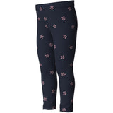 Name It Navy Blazer White Flower Nmfdavina Aop Swe Leggings Bru
