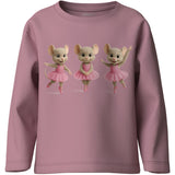 Name It Lilas Ballerina Mice Nmfvotea Ls Nreg Top