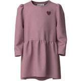 Name It Lilas Heart Embroidery Nmfvima Ls Swe Dress Bru