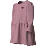 Name It Lilas Heart Embroidery Nmfvima Ls Swe Dress Bru