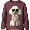 Name It Wild Ginger Poodle Nmfvotea Ls Nreg Top