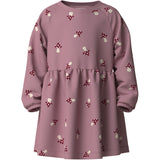Name It Lilas Mushroom Nmfvolta Ls Swe Dress Bru
