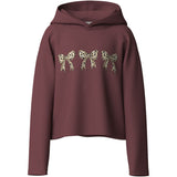 Name It Wild Ginger Leo Bows Nkfviala Ls Short Rlx Sweat Wh Bru