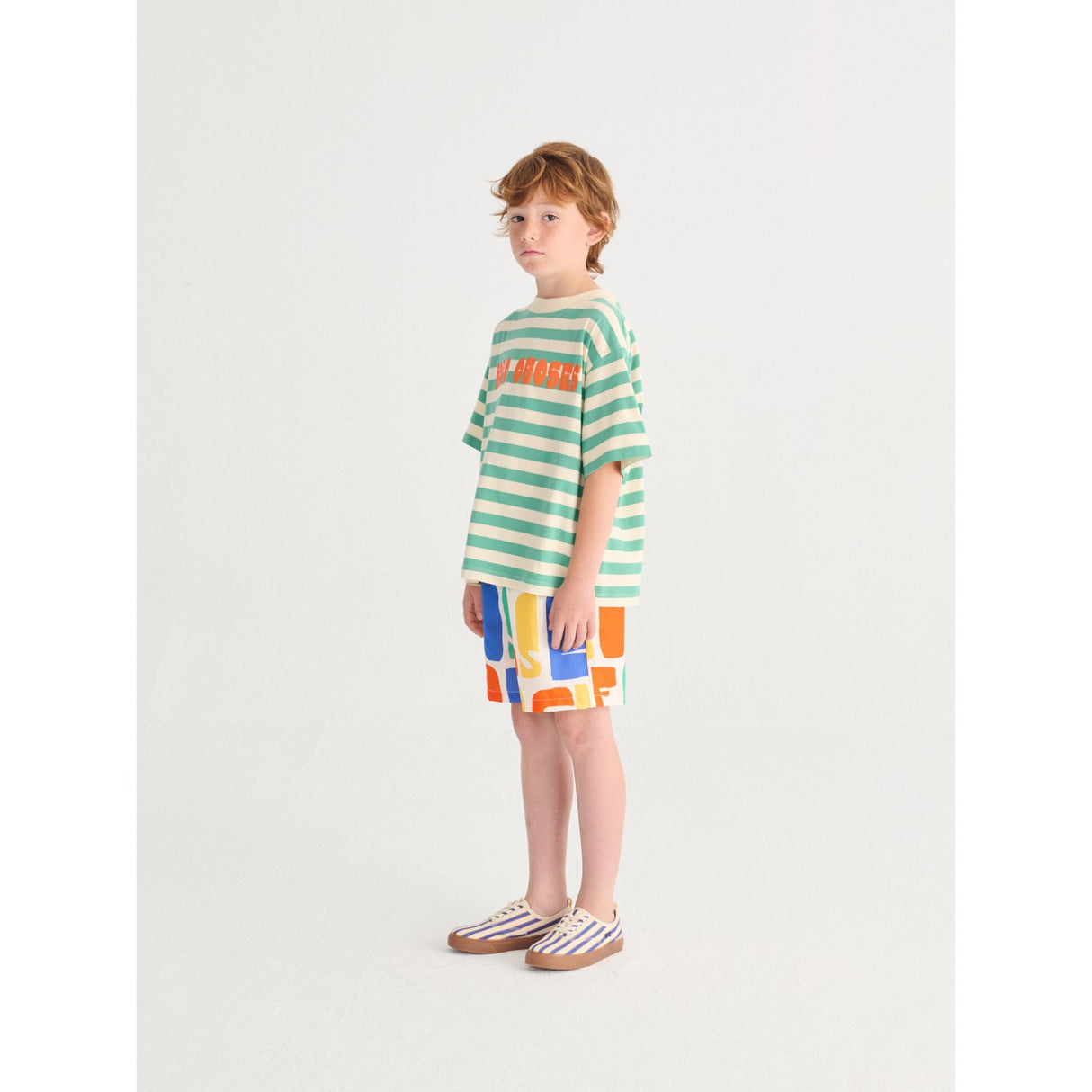 Bobo Choses Offwhite Bobo Choses Color All Over Swim Board Shorts