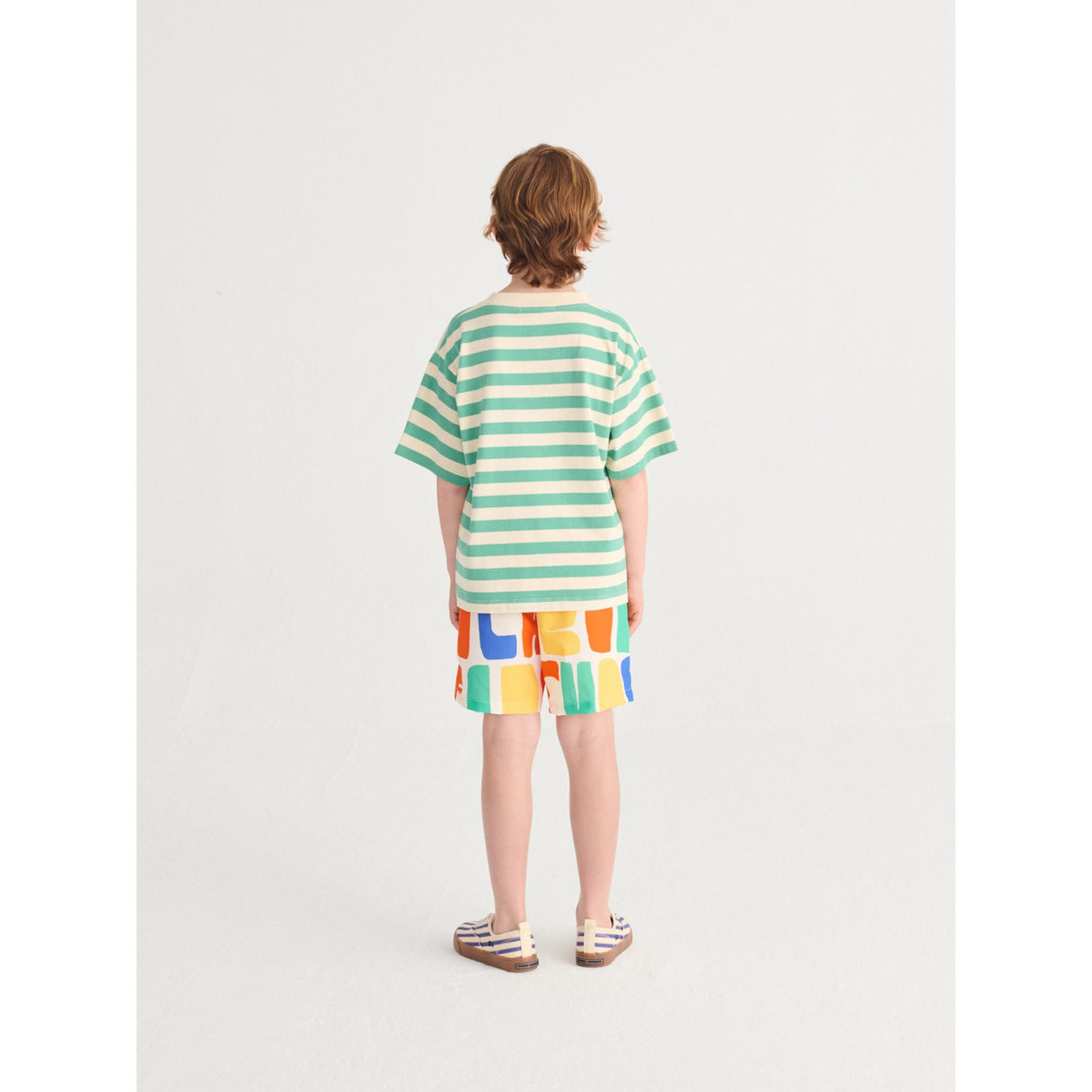 Bobo Choses Offwhite Bobo Choses Color All Over Swim Board Shorts