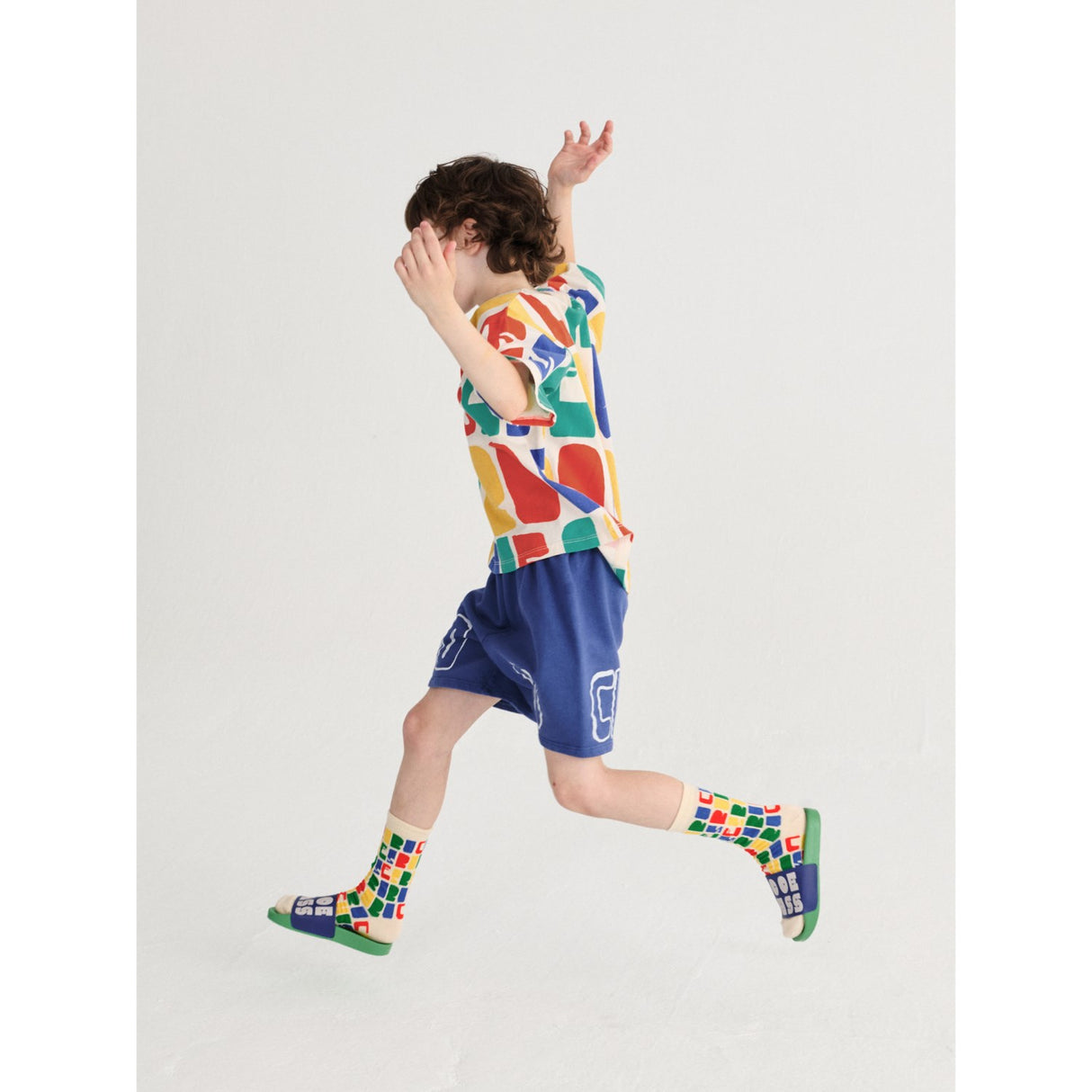 Bobo Choses Navy Blue Bobo Choses Thin Bermuda Shorts