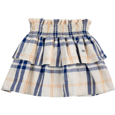 Bobo Choses Offwhite Fun Tartan Woven Skirt
