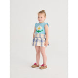 Bobo Choses Offwhite Fun Tartan Woven Skirt