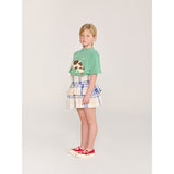Bobo Choses Offwhite Fun Tartan Woven Skirt