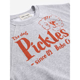 Bobo Choses Heather Grey Pickles The Dog Sleeveless Sweatshirt