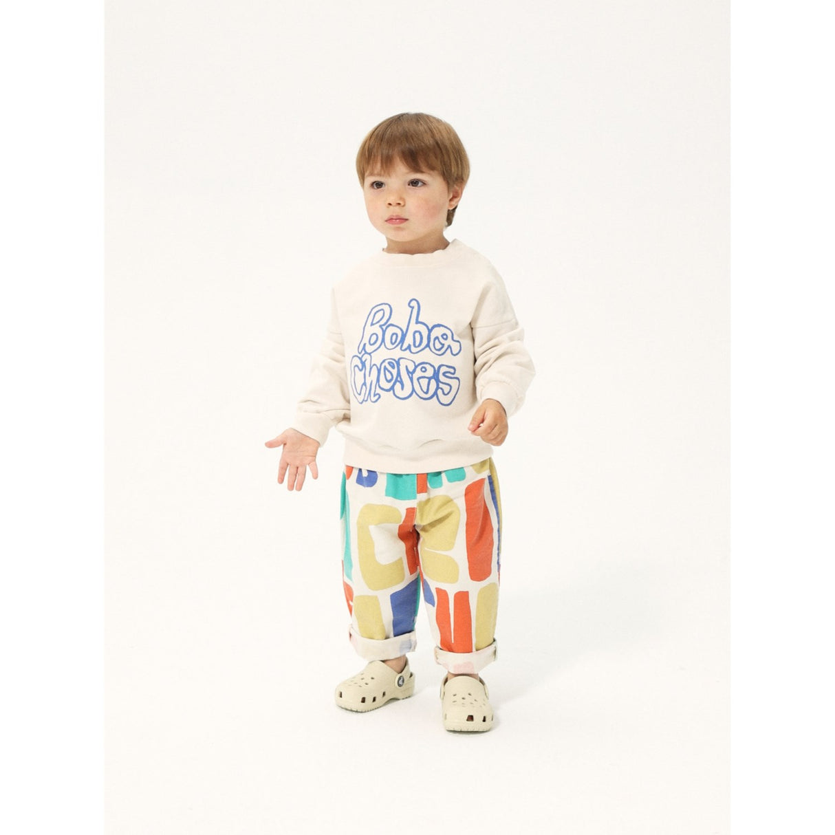 Bobo Choses Offwhite Bobo Choses By Hand Sweatshirt
