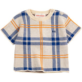 Bobo Choses White Fun Tartan Knitted T-Shirt