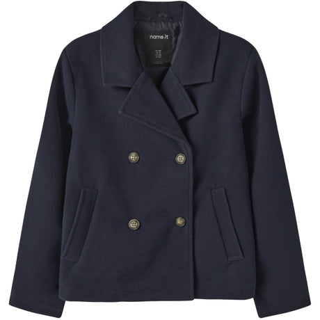 Name It Dark Sapphire Nkfmaria Coat