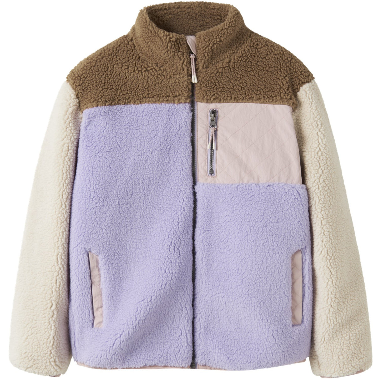 Name It Lavender Nkfmacey Teddy Jacket Block