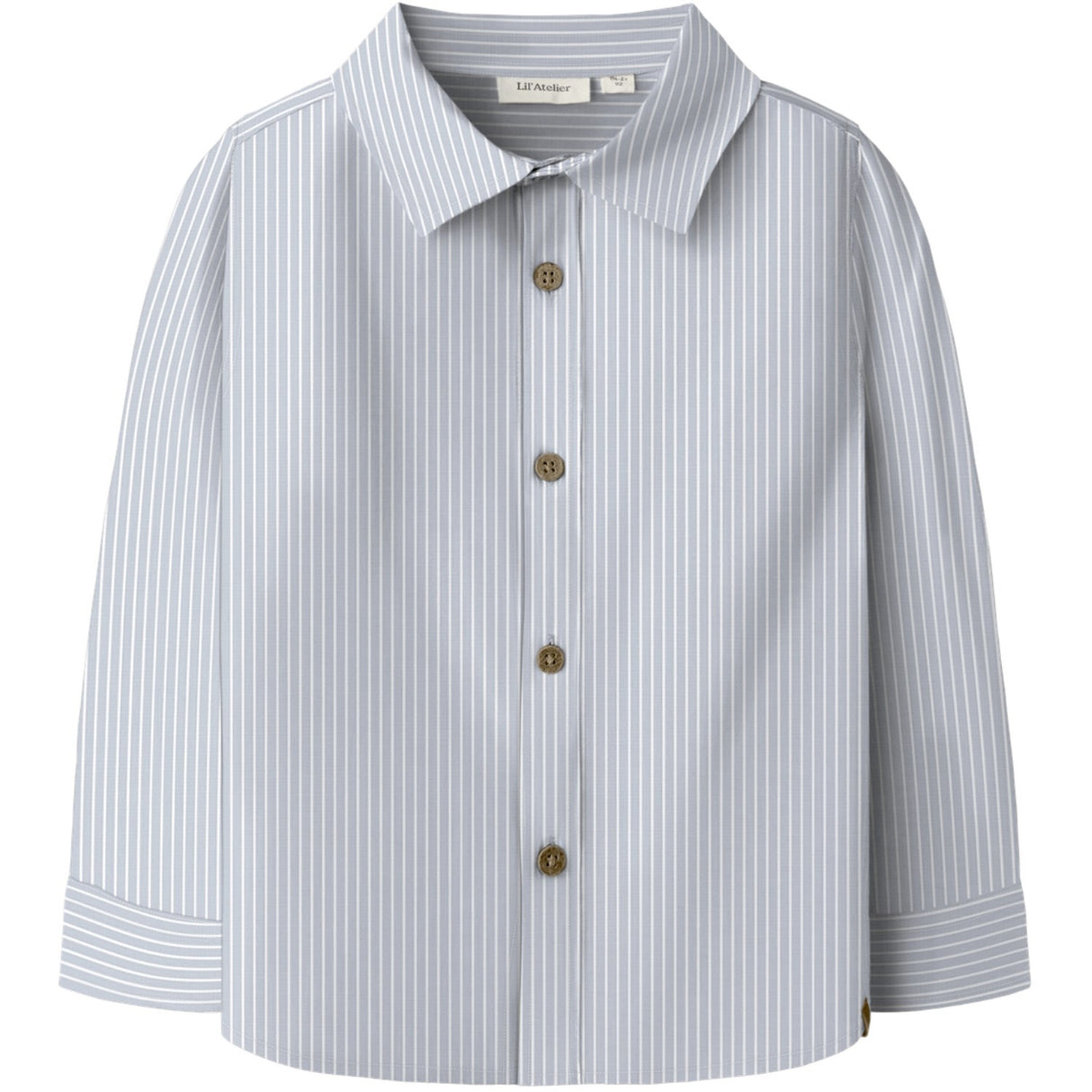 Lil'Atelier Gray Dawn Nmmjesper Ls Shirt Lil