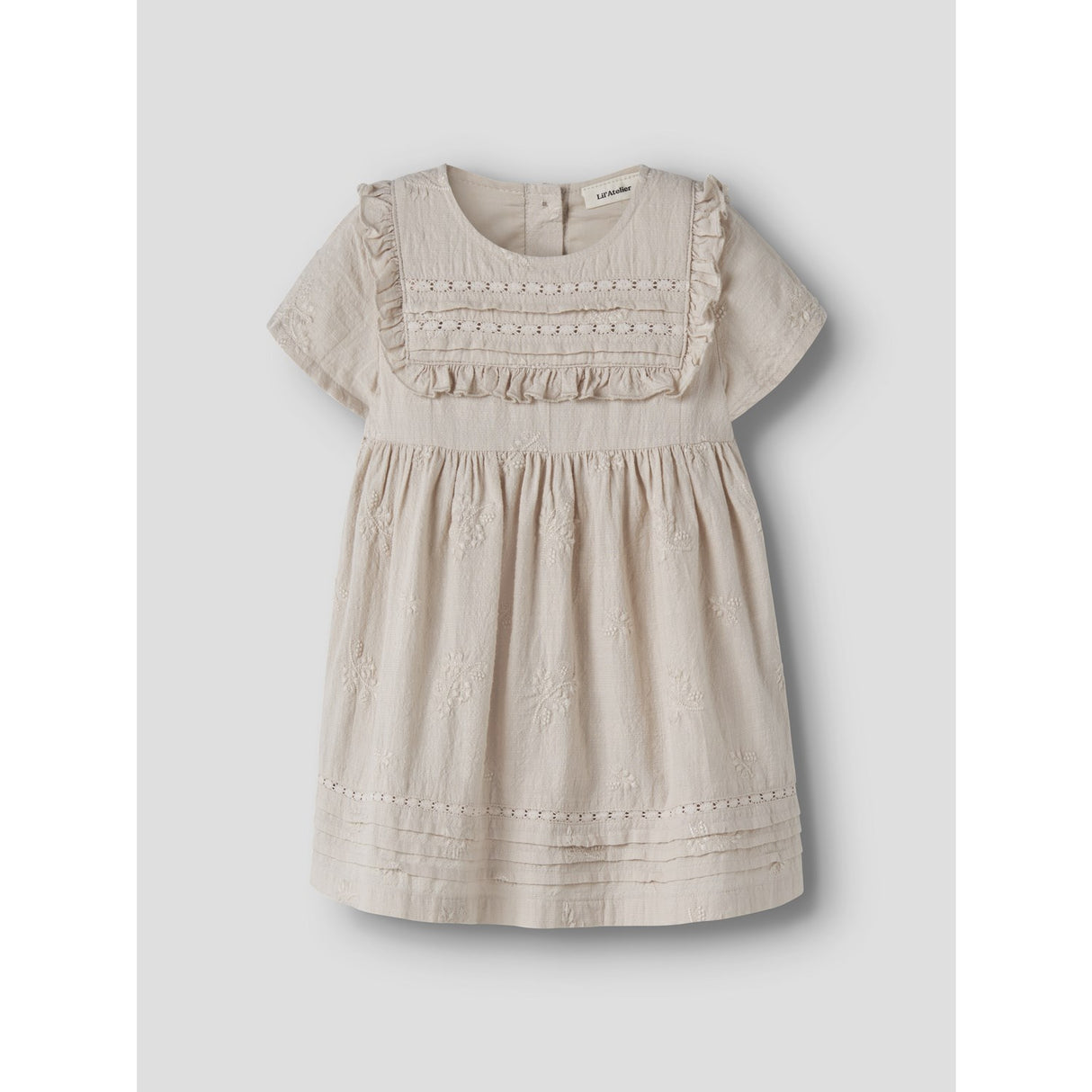 Lil'Atelier Pumice Stone Nmfferonia Ss Loose Dress Lil