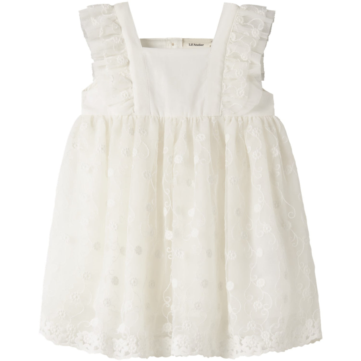 Lil'Atelier Coconut Milk Nmffeya Sl Tulle Dress Lil