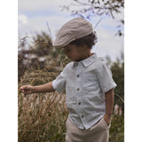 Lil'Atelier Gray Dawn Coconut Milk Nmmflorentin Ss Shirt Lil