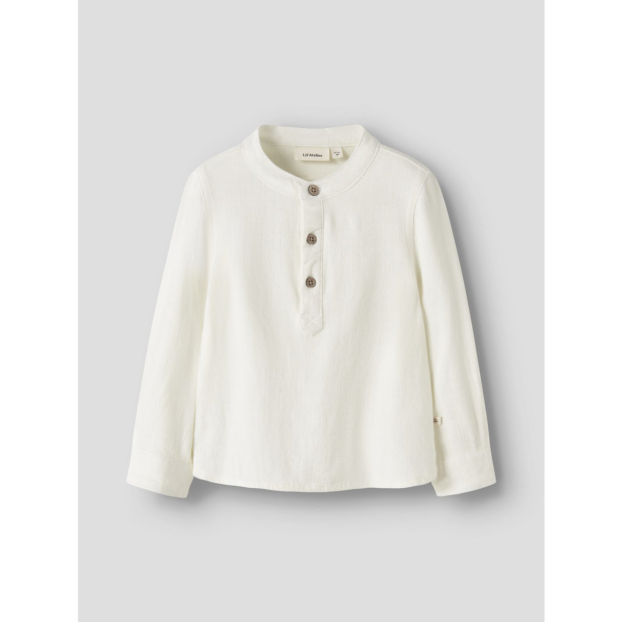 Lil'Atelier Coconut Milk Nmmfreddie Ls Loose Shirt Lil