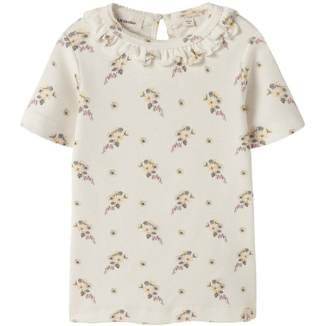 Lil'Atelier Coconut Milk Flower Nmfgayo Ser Ss Slim Top Lil
