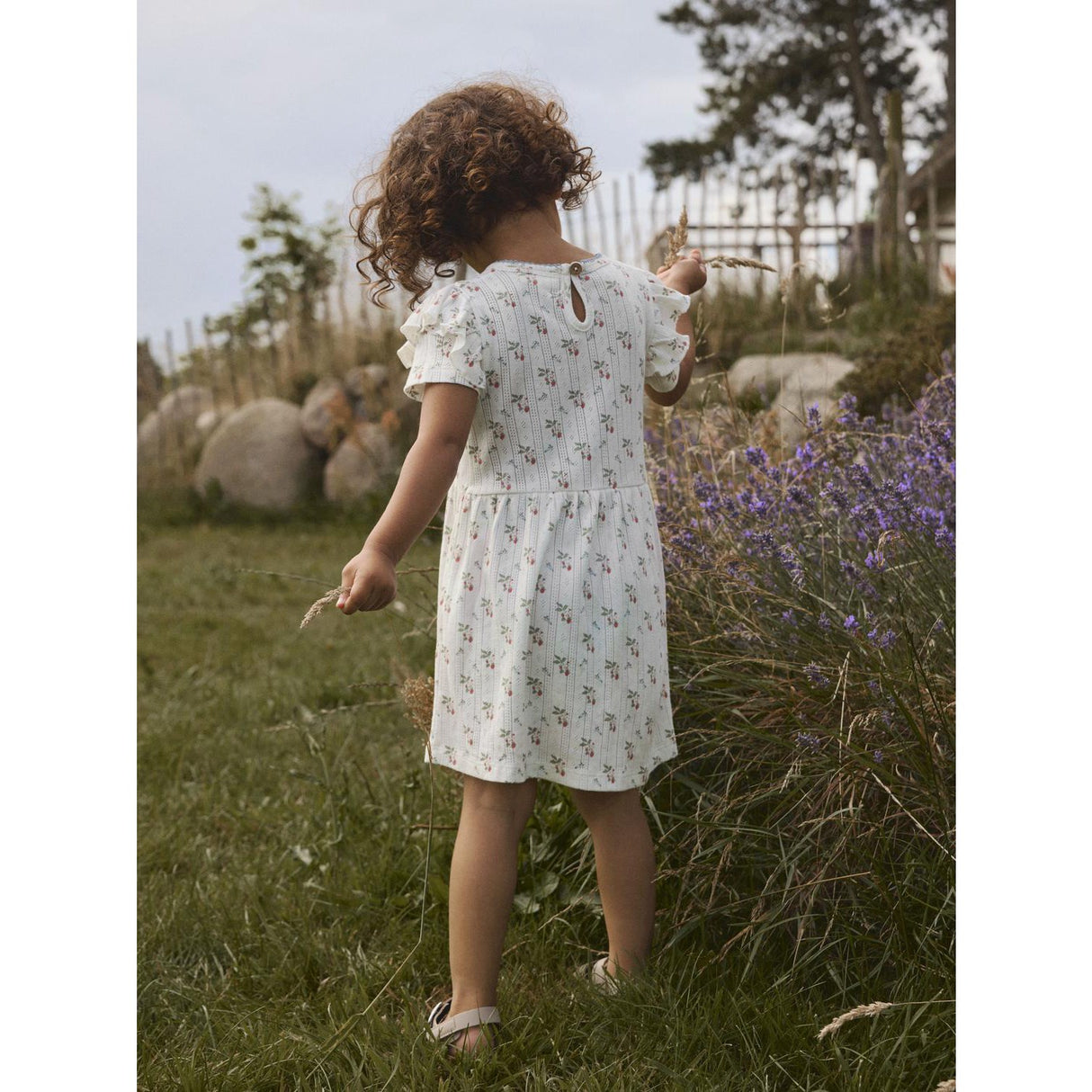 Lil'Atelier Coconut Milk Strawberry Nmfrachello Duna Ss Dress Lil