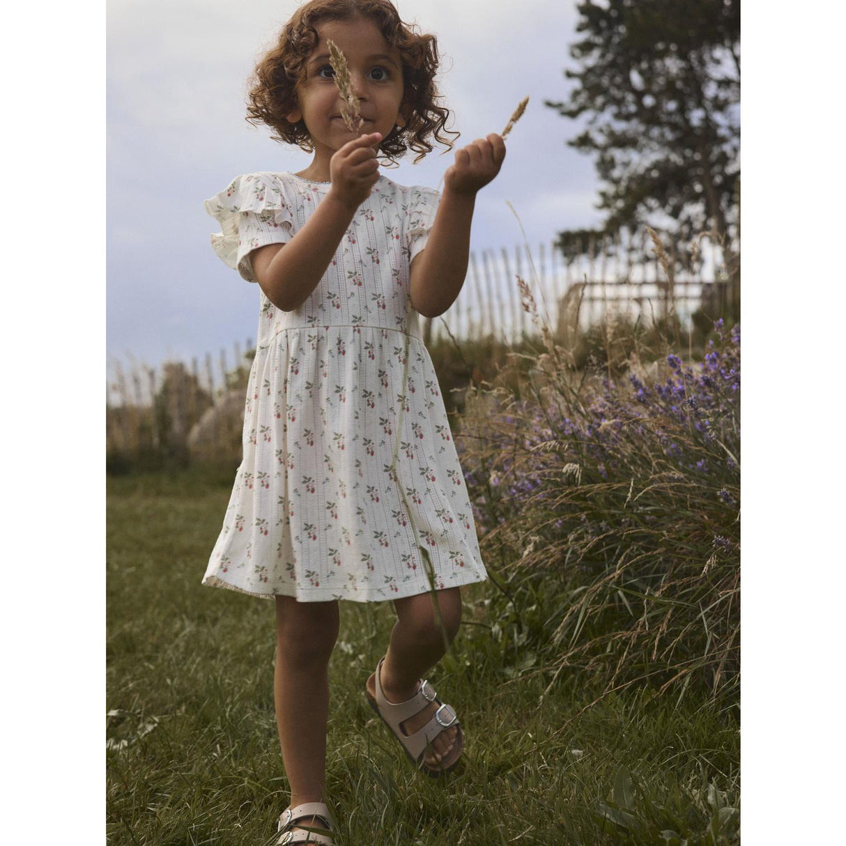 Lil'Atelier Coconut Milk Strawberry Nmfrachello Duna Ss Dress Lil