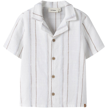 Lil'Atelier Coconut Milk Nmmjeran Ss Loose Shirt Lil