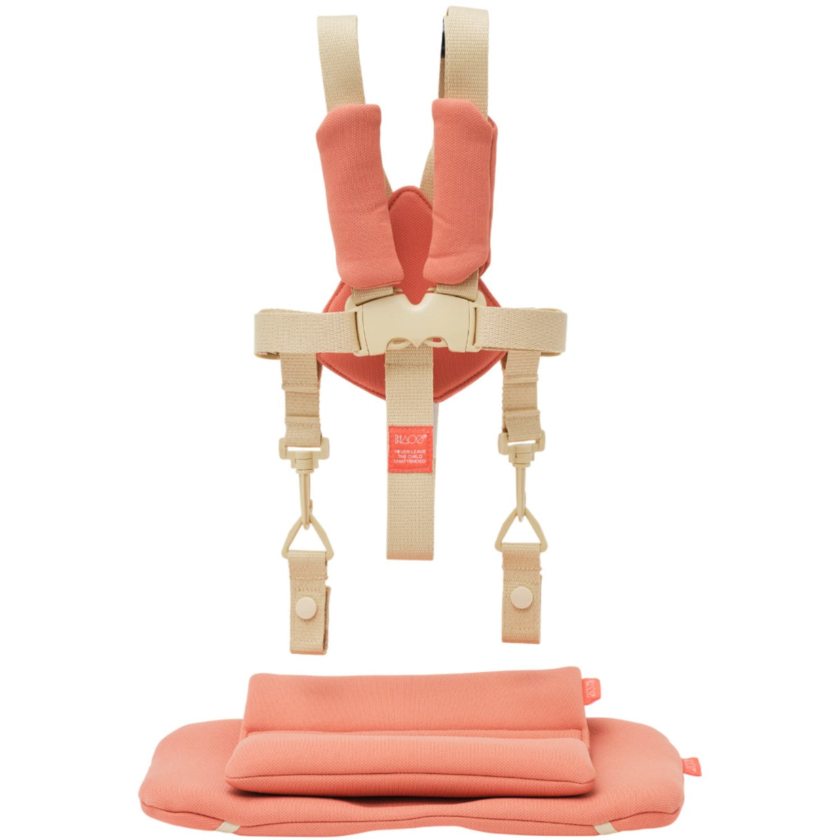 KAOS Terracotta Pink KLAPP® Jr. Harness & Cushion Set