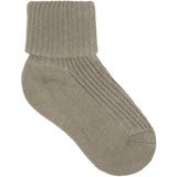 Minymo Willam Gray Baby 2X2 Rib Sock 3-Pack