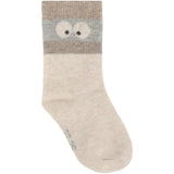 Minymo Light Grey Melange Socks W. Pattern 5-Pack