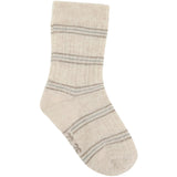 Minymo Light Grey Melange Socks W. Pattern 5-Pack