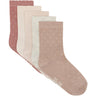 Minymo Rugby Tan Socks W. Knit 5-Pack