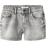 Name It Light Grey Denim Nkfrose Rhine Dnm Shorts 6042-Ac Noos