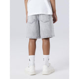 Name It Grey Denim Nkmryan Reg L Dnm Shorts 6750-Dm Noos