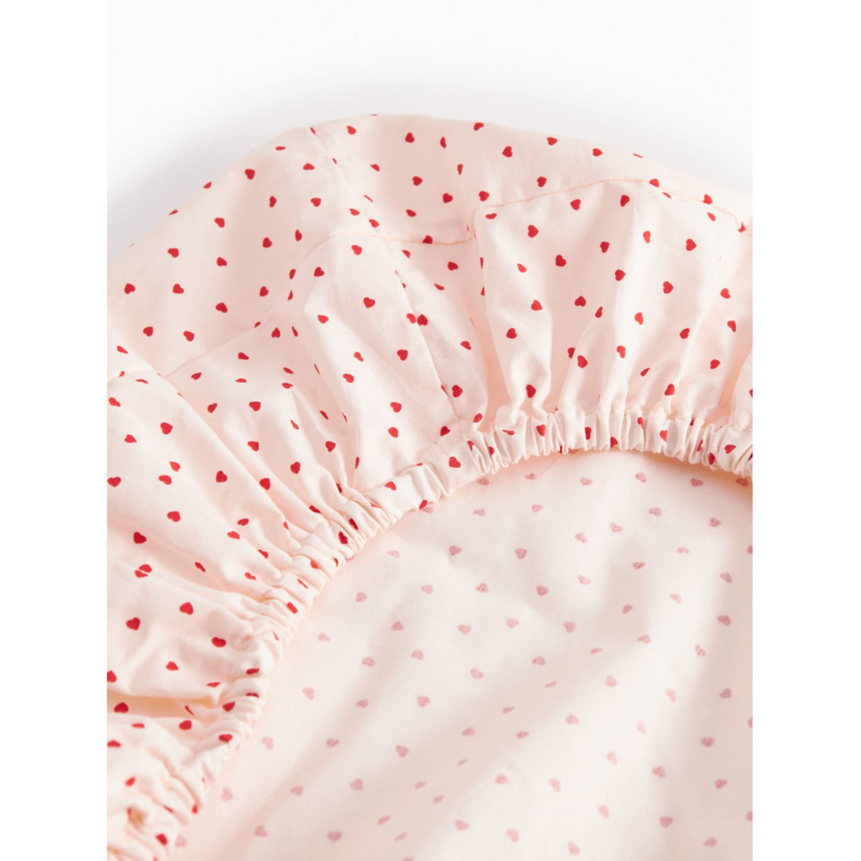 MarMar Cotton Percale Home Happy Hearts Changing Cushion Cover