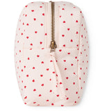 MarMar Cotton Percale Home Happy Hearts Toiletry Bag