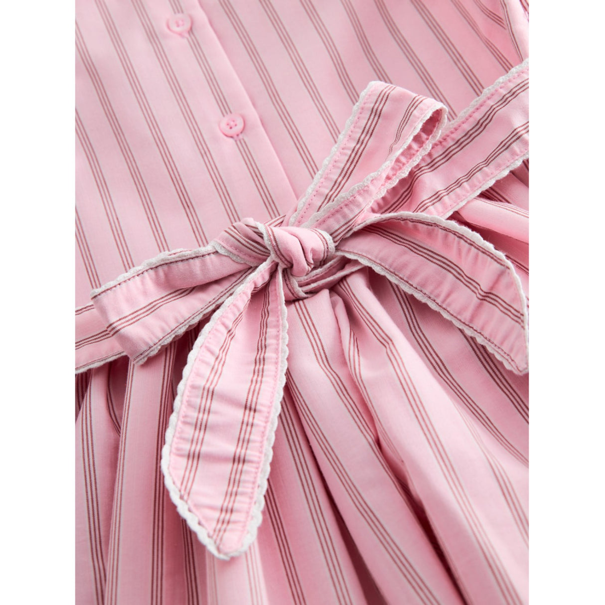 MarMar Smooth Cotton Bonbon Pink Stripes Darcel Dress