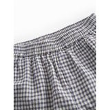 MarMar Cotton Linen Marine Check Pinon Shorts