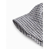 MarMar Cotton Linen Marine Check Arida Hat