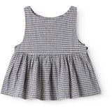 MarMar Cotton Linen Marine Check Tarame Top