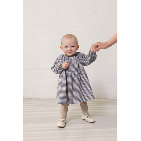 MarMar Cotton Linen Marine Check Dawson B Dress