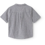 MarMar Cotton Linen Marine Check Tage Shirt