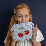 Mimi & Lula Shoulder Bag - Striped Cherry Mon Cheri