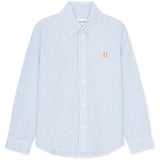 Les Deux Kids Light Blue/White Konrad Contrast Oxford Shirt
