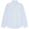 Les Deux Kids Light Blue/White Konrad Contrast Oxford Shirt