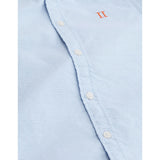 Les Deux Kids Light Blue/White Konrad Contrast Oxford Shirt