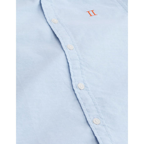 Les Deux Kids Light Blue/White Konrad Contrast Oxford Shirt
