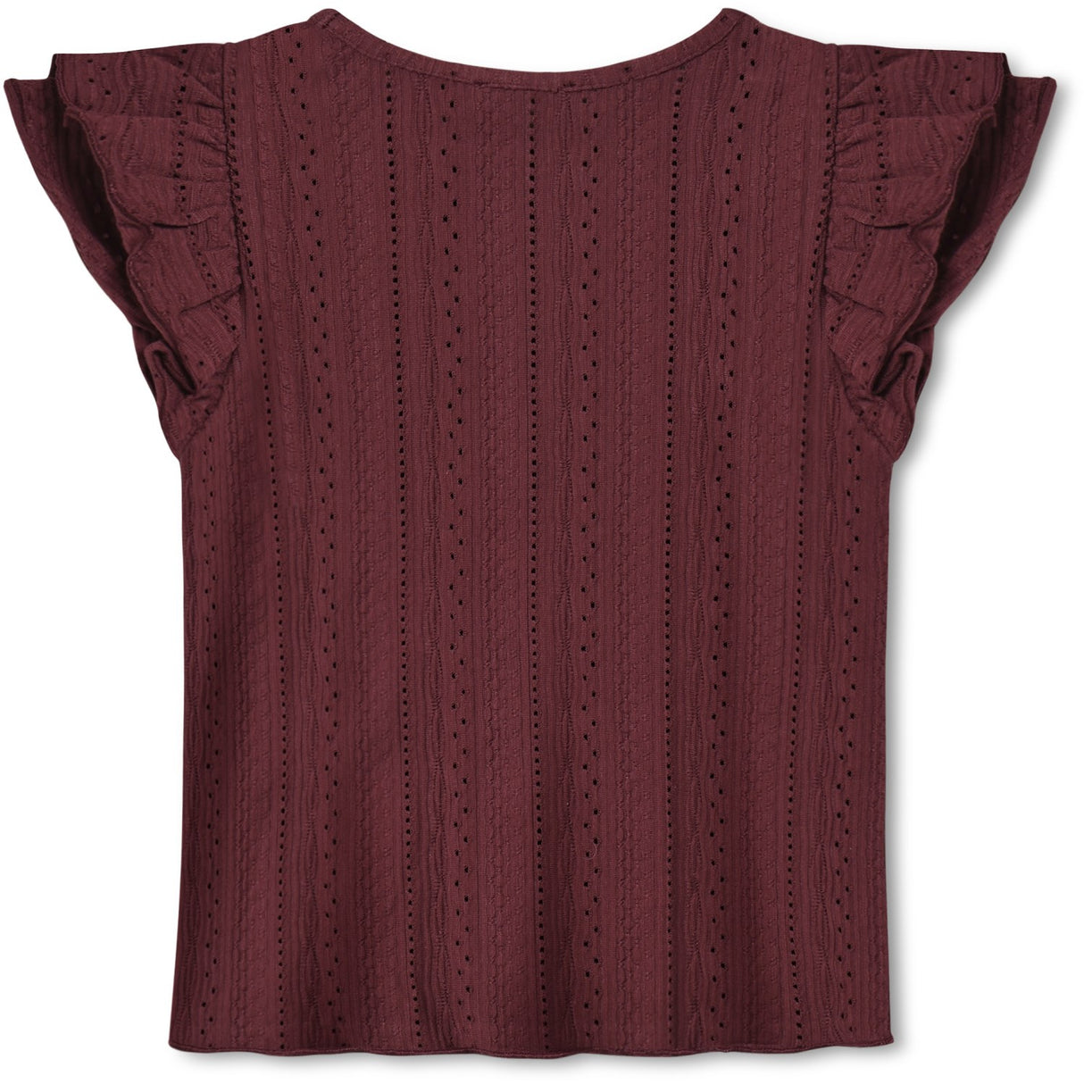 Fliink Burgendy Gabby Ss Blouse