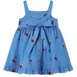 Fliink Marina Blue Aop Elma Strap Dress