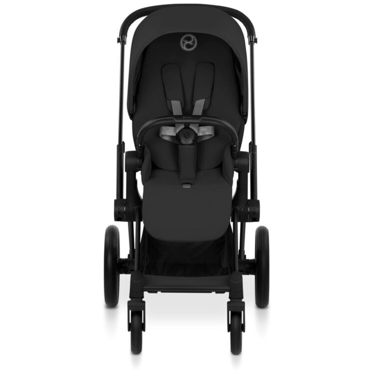 Cybex Sepia Black/Black Priam Comfort Matt Black Inklusiv Foldbar Liggedel